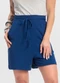 Infinita Cor - Shorts Adulto Feminino Preto - variação: Azul