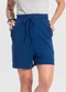 Infinita Cor - Shorts Adulto Feminino Preto - variação: Azul