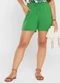 Infinita Cor - Shorts Adulto Feminino Preto - variação: Verde