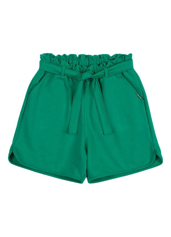 Soft Bonni - Shorts Adulto Moletinho Verde