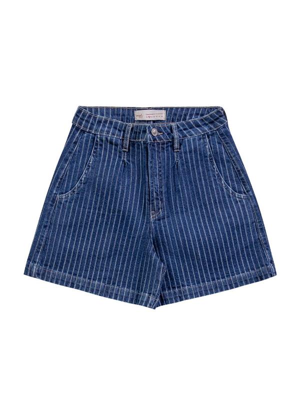 Angel - Shorts Alfaiataria  Denim Azul 5