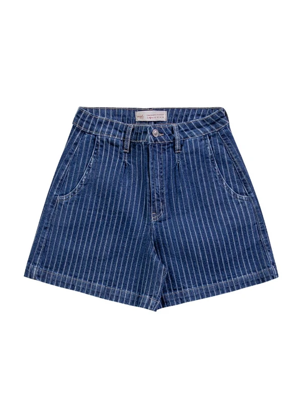 Angel - Shorts Alfaiataria Denim Azul 5