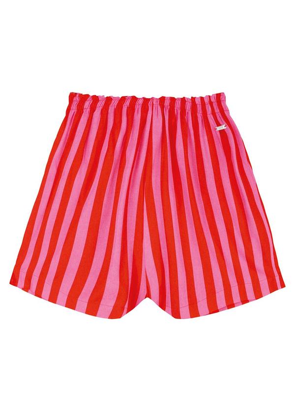 Enfim - Shorts Clochards Feminino Vermelho 4