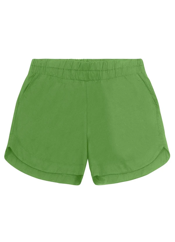 Secret Glam - Shorts Curto Plus Size Verde