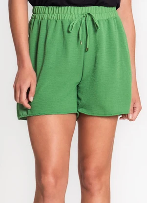 Rovitex - Shorts em Air Flow com Cordão Verde - ROVITEX