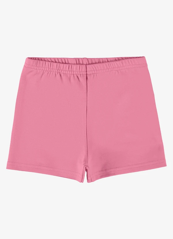 Rovi Kids - Shorts em Cotton Leve Rosa