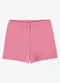 Rovi Kids - Shorts em Cotton Leve Preto - variação: Rosa
