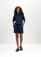 Essendi - Shorts em Malha Texturizada Natural - variação: Azul