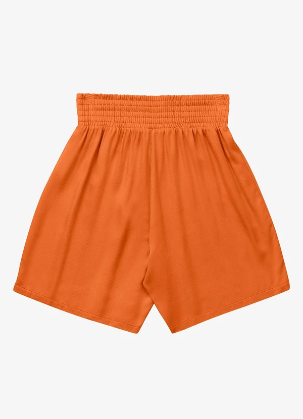 Rovitex - Shorts Feminina Viscose Laranja 2