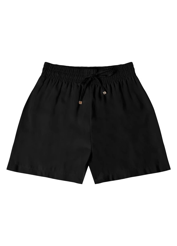 Endless - Shorts Feminino Alfaiataria Preto 1