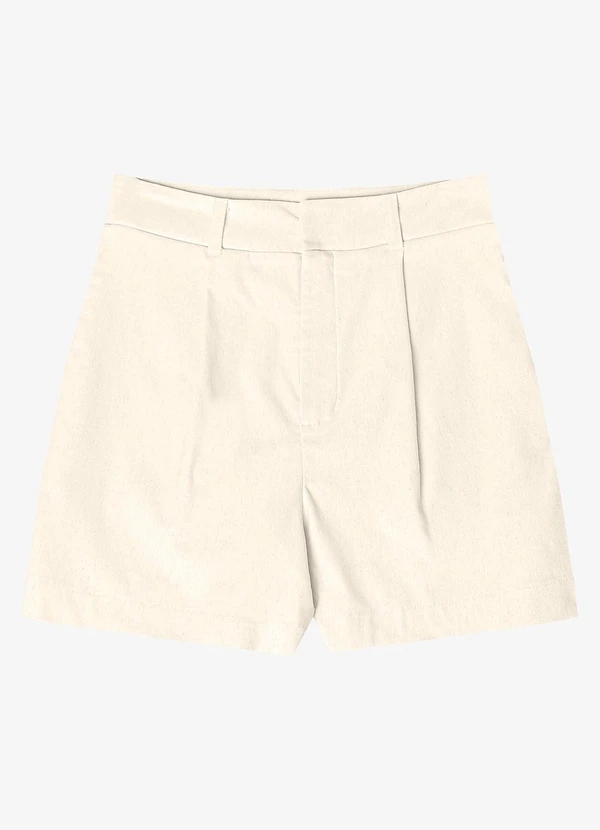 Endless - Shorts Feminino Bengaline Bege 3