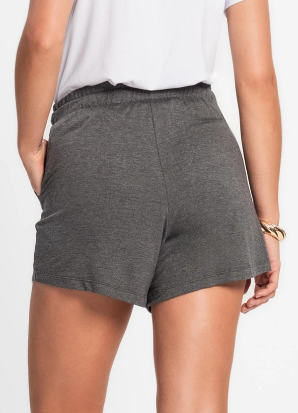 Rovitex - Shorts Feminino Cinza 2