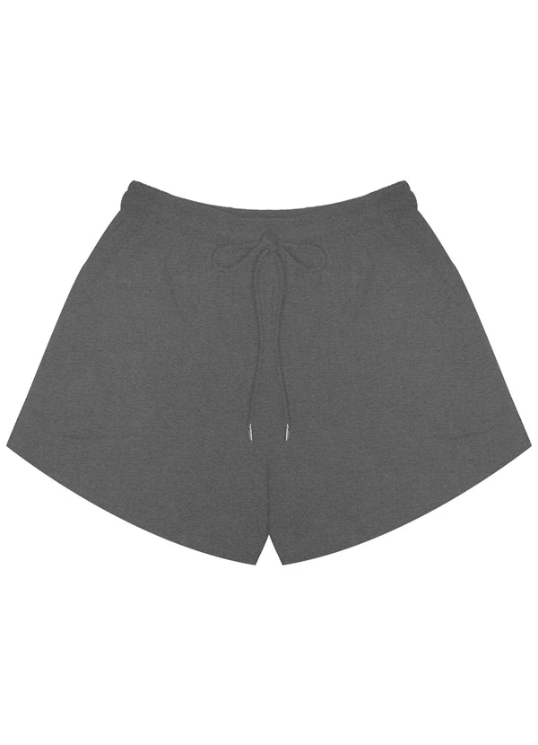 Rovitex - Shorts Feminino Cinza 6