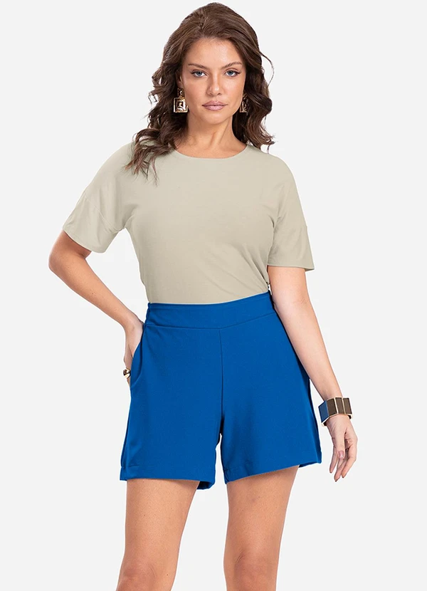 Endless - Shorts Feminino com Bolso Azul 2
