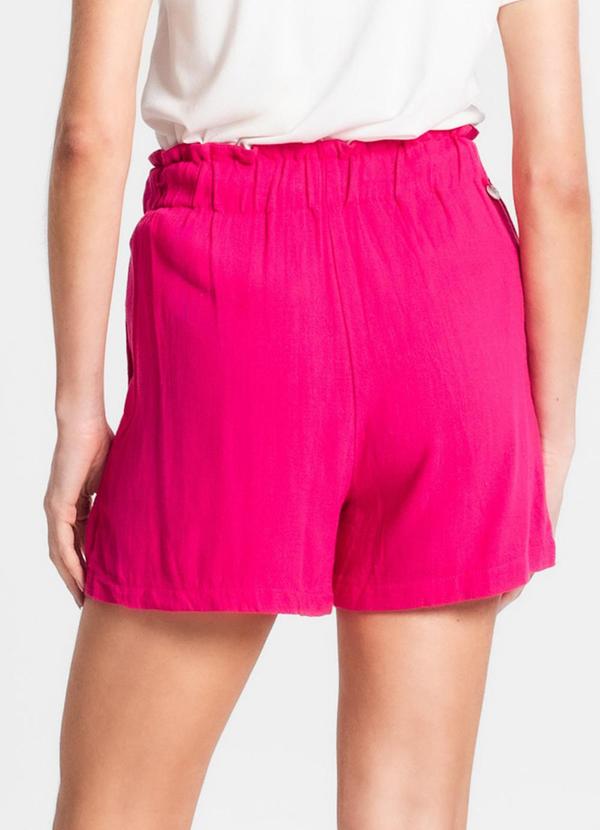 Endless - Shorts Feminino de Linho Strong Rosa 2