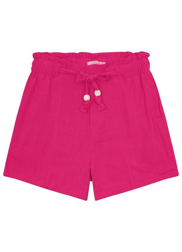Endless - Shorts Feminino de Linho Strong Rosa 5