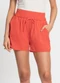 Endless - Shorts Feminino de Poá Light Preto - variação: Laranja