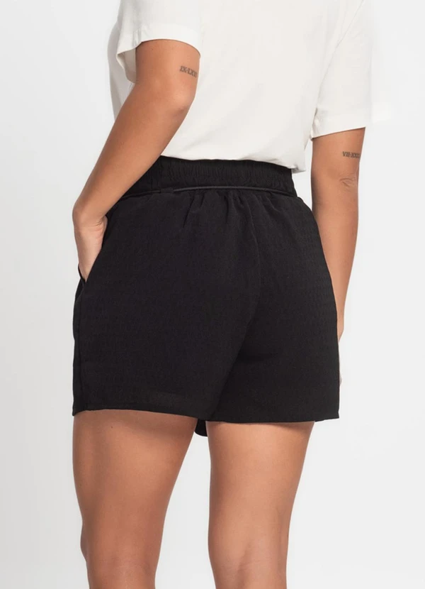 Endless - Shorts Feminino de Poá Light Preto 2