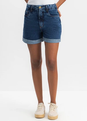 Essendi - Shorts Feminino em Jeans Azul - ESSENDI