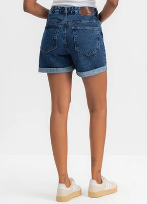 Essendi - Shorts Feminino em Jeans Azul - ESSENDI