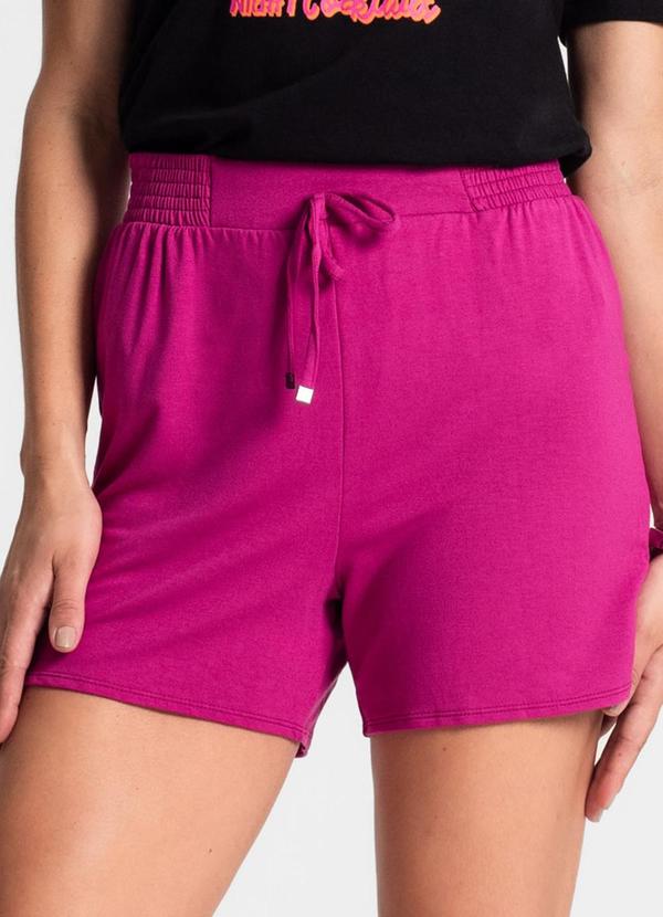 Rovitex - Shorts Feminino em Molecotton Rovitex Roxo