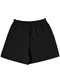 Rovitex - Shorts Feminino em Moletom Sarjado Preto - variação: Preto