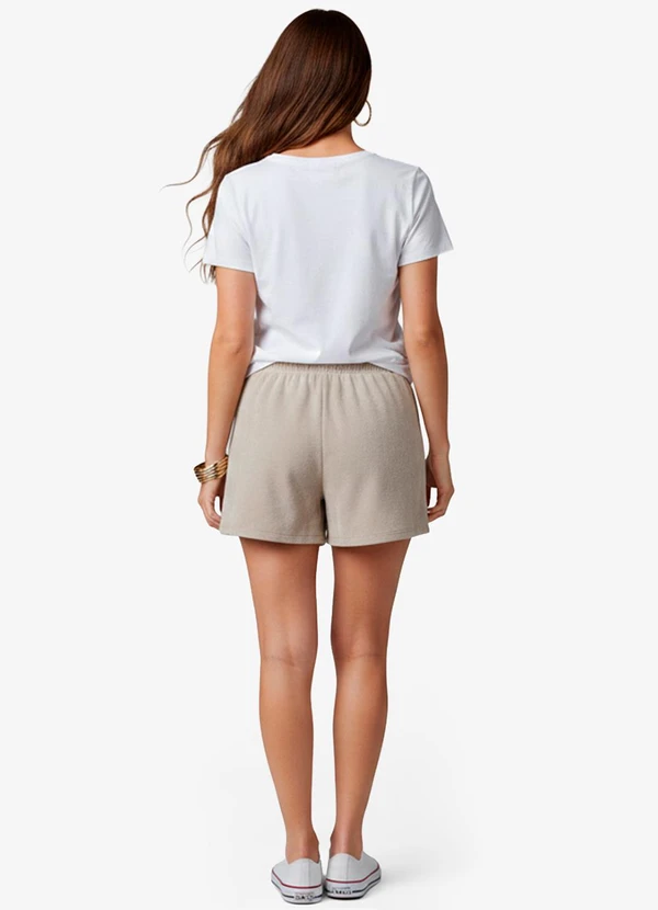 Infinita Cor - Shorts Feminino em Plush Preto 4