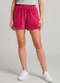 Infinita Cor - Shorts Feminino em Plush Azul - variação: Vermelho