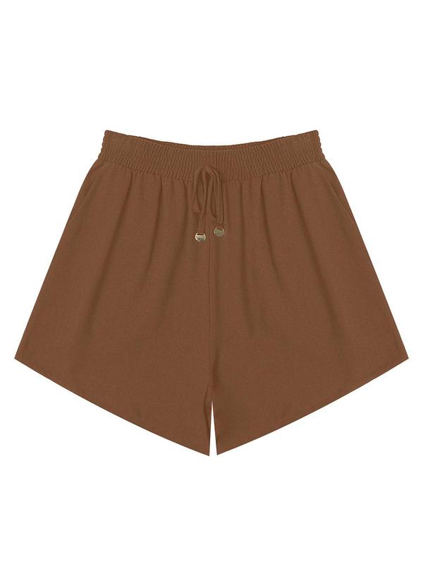 Rovitex - Shorts Feminino em Twill Cey Marrom 3