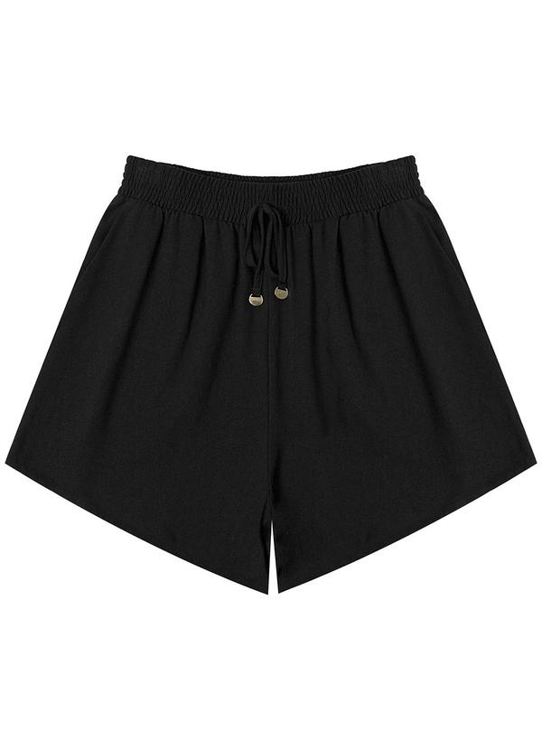Rovitex - Shorts Feminino em Twill Cey Preto 1
