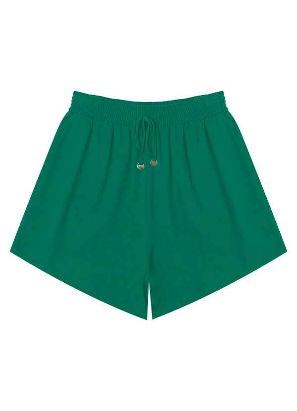 Rovitex - Shorts Feminino em Twill Cey Verde