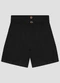 Cereja Rosa - Shorts Feminino em Viscose com Elastano Azul - variação: Preto