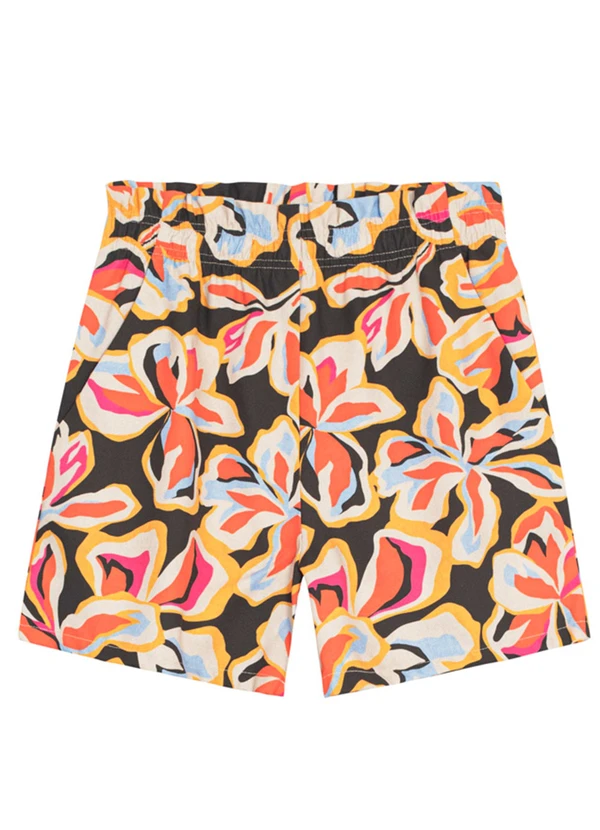 Essendi - Shorts Feminino Floral Preto 6