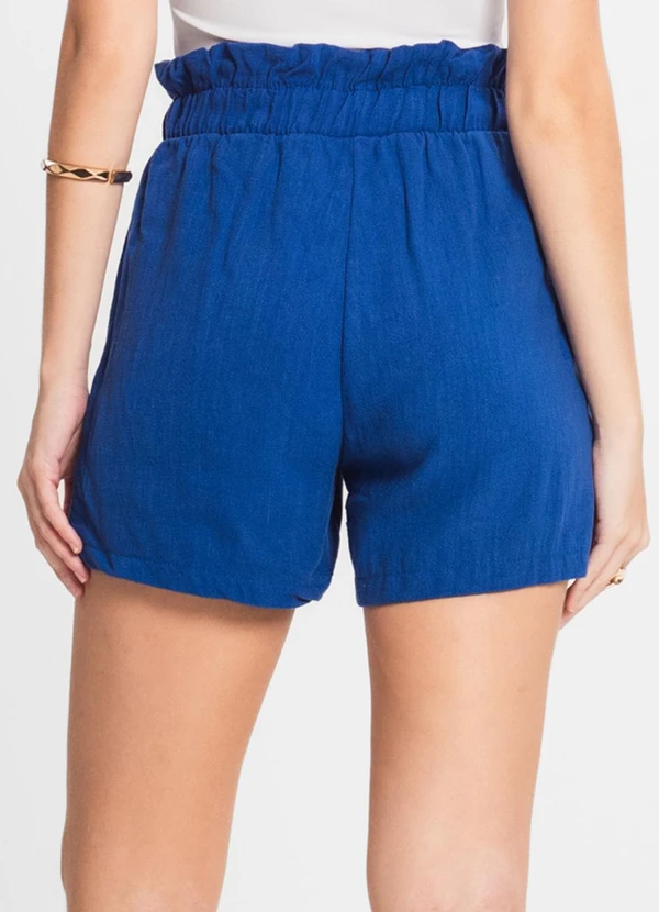 Select - Shorts Feminino Linho Azul 2