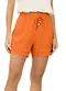Endless - Shorts Feminino Linho Strong Bege - variação: Laranja