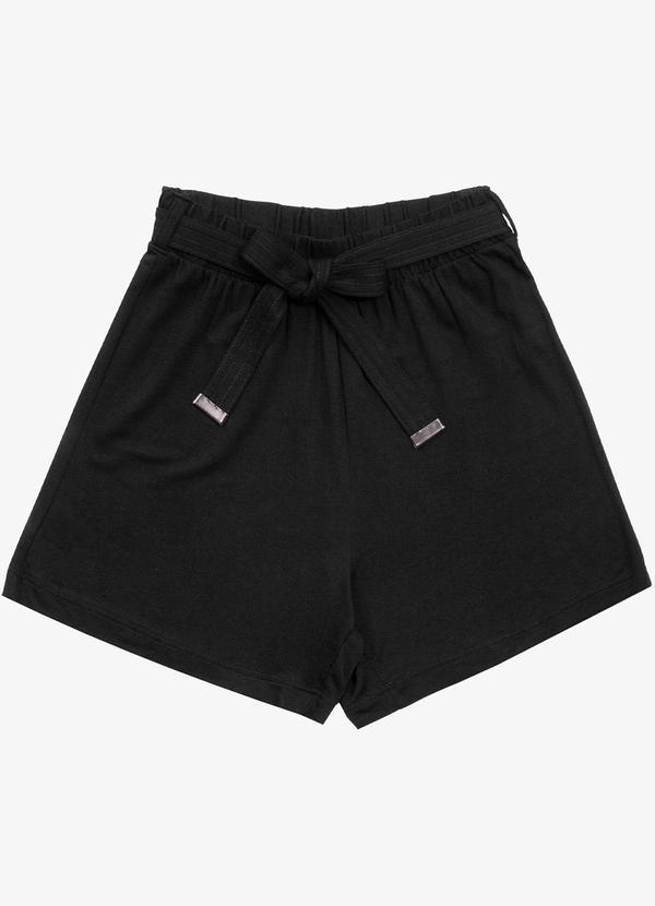 Rovitex - Shorts Feminino Molecotton Preto 3