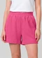 Infinita Cor - Shorts Feminino Moletinho Gorgurinho Marrom - variação: Rosa