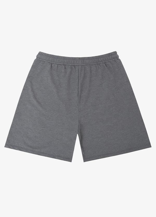 Infinita Cor - Shorts Feminino Moletinho Infinita Cor Cinza 2