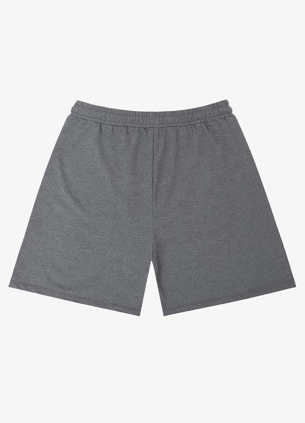 Infinita Cor - Shorts Feminino Moletinho Infinita Cor Cinza 2