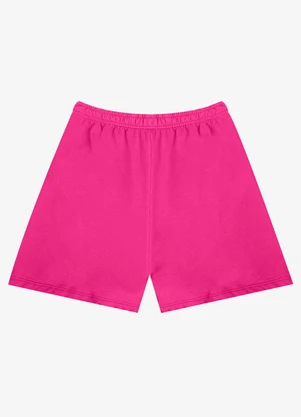 Shorts Feminino Moletinho Infinita Cor (Rosa) - INFINITA COR