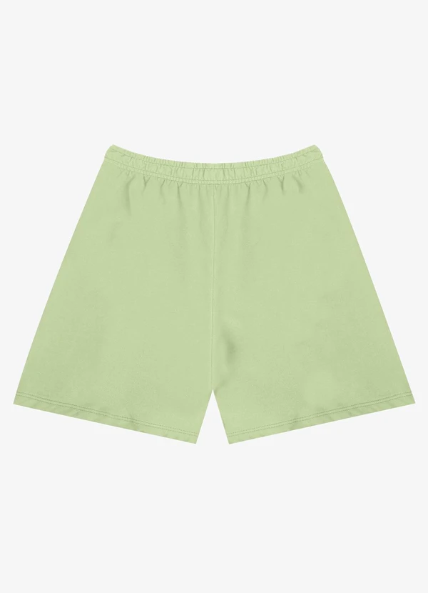 Infinita Cor - Shorts Feminino Moletinho Infinita Cor Verde 6