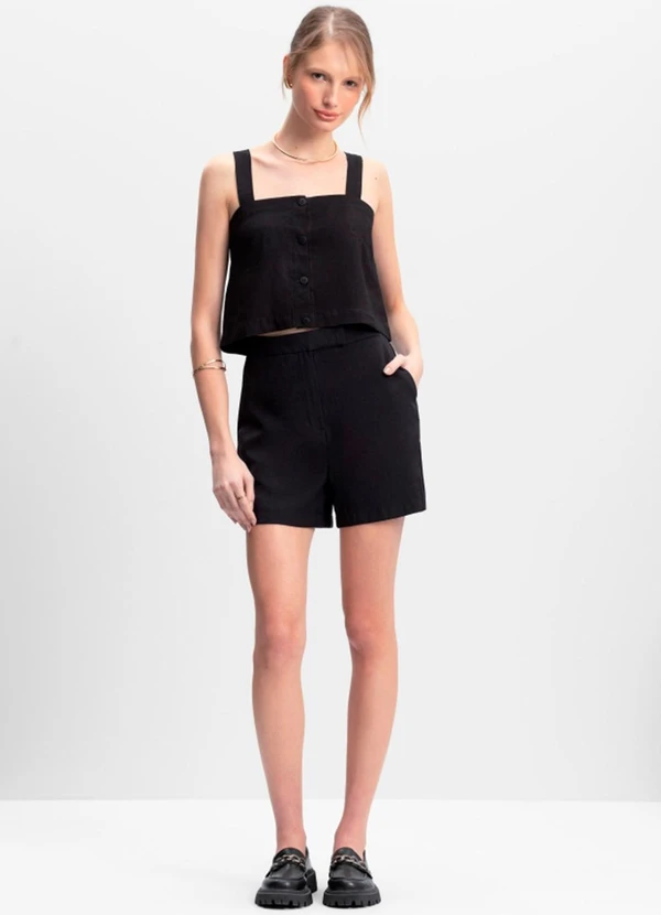 Essendi - Shorts Feminino Preto 3