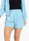 Rovitex - Shorts Feminino Running Tecido Corta Vento Azul - variação: Azul