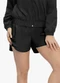 Rovitex - Shorts Feminino Running Tecido Corta Vento Azul - variação: Preto