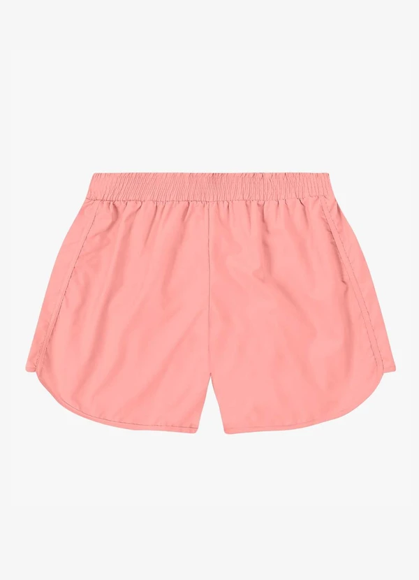 Rovitex - Shorts Feminino Running Tecido Corta Vento Rosa