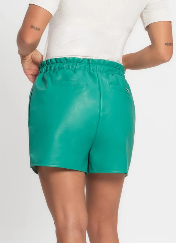 Endless - Shorts Feminino Sintético Verde 2