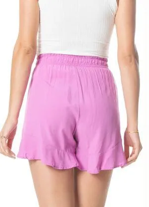 Rovitex - Shorts Feminino Viscose Roxo - ROVITEX