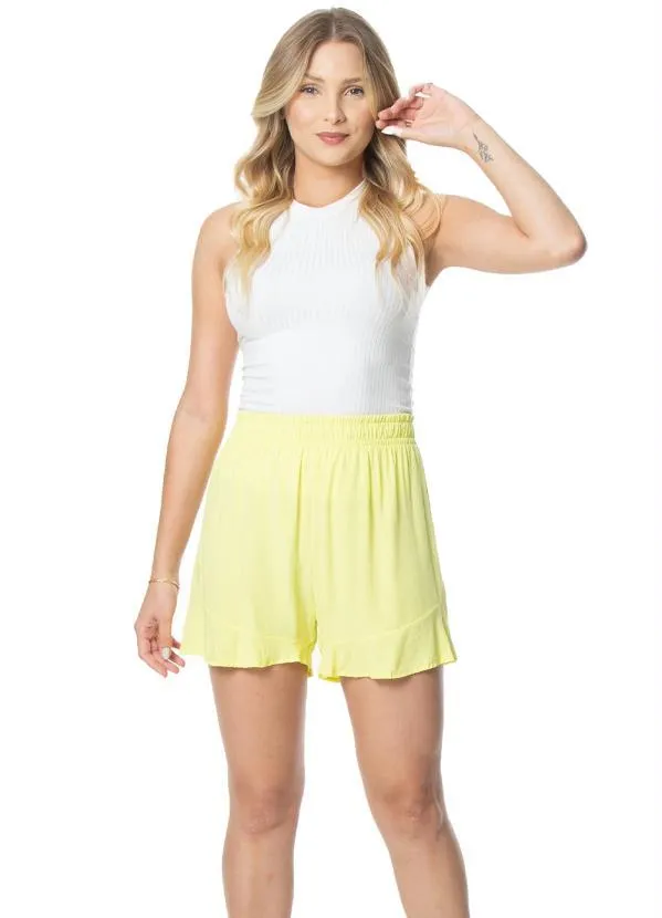 Rovitex - Shorts Feminino Viscose Verde 3