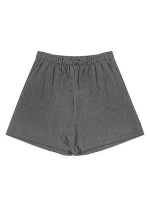 Rovitex - Shorts Moletinho Basic Cinza - ROVITEX