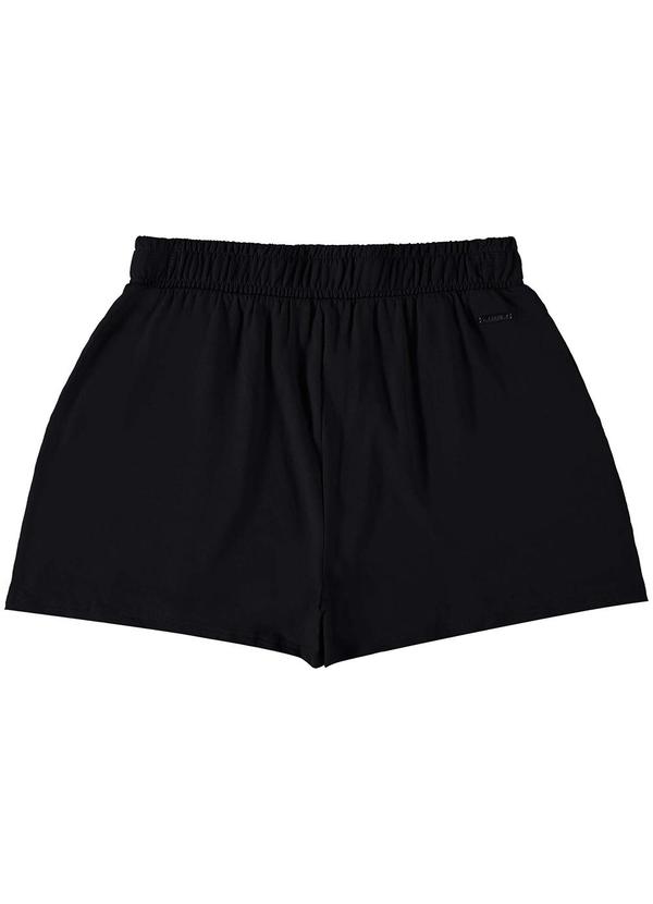 Enfim - Shorts Tradicional em Moletinho Preto 3